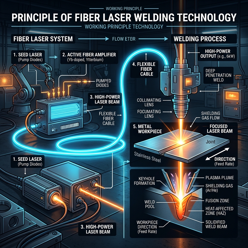 Fiber Lazer Kaynak Teknolojisi Nasıl Çalışır?