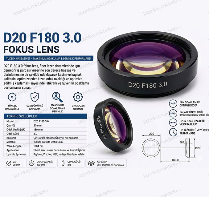 D20 F180 3.0 Focus Lens